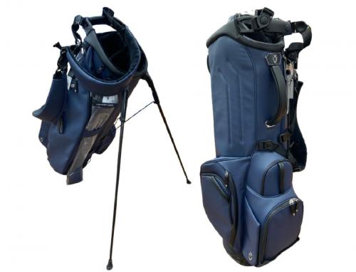 VESSEL (ベッセル) キャディバッグ ネイビー サイズ : 8.5型/TOP : 6分割/重量 : 約3.8kg PLAYER 5.0 Stand NAVY DOUBLE