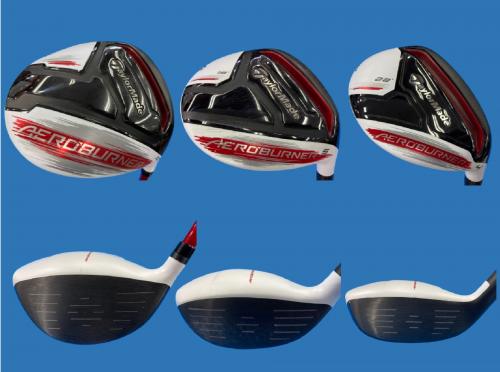 TaylorMade (テーラーメイド) クラブセット AERO BURNER フレックス【S】 TMシリーズ/KBS C-TAPER 90 11本セット(D/FW/UT/5/6/7/8/9/PW/AW/SW) 純正グリップ良好