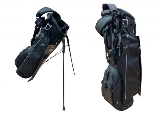 VESSEL (ベッセル) キャディバッグ ブラック Carbon Lux Stand / DOUBLE