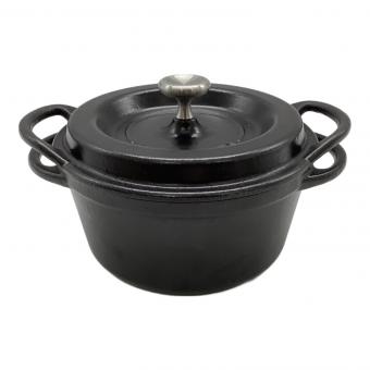 VERMICULAR (バーミキュラ) 鋳物ホーロー鍋 ブラック 15㎝