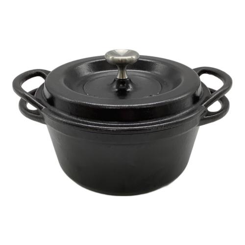 VERMICULAR (バーミキュラ) 鋳物ホーロー鍋 ブラック 15㎝