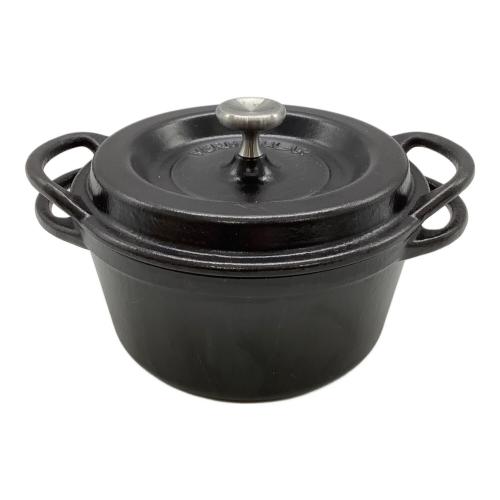 VERMICULAR (バーミキュラ) 鋳物ホーロー鍋 ブラック 15㎝