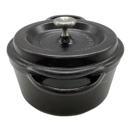 VERMICULAR (バーミキュラ) 鋳物ホーロー鍋 ブラック 15㎝