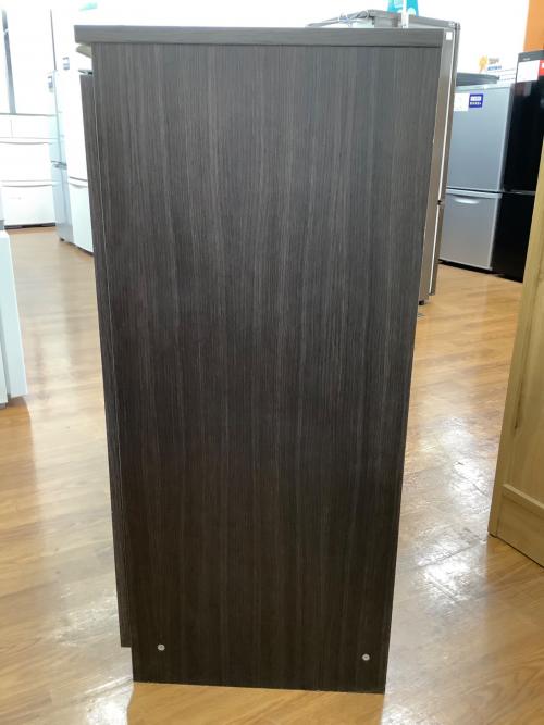 レンジ台 ブラウン 85 3枚扉