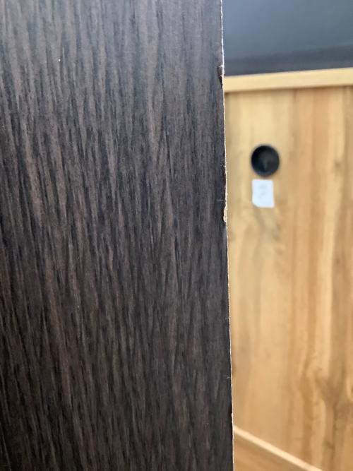 レンジ台 ブラウン 85 3枚扉