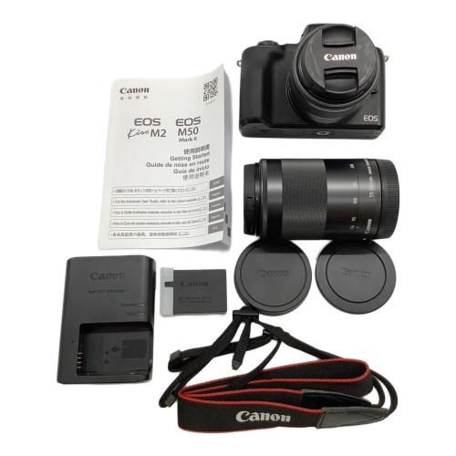 CANON ミラーレス一眼カメラ EF-M15-45mm F3.5-6.3 IS STM/EF-M55-200mm F4.5-6.3 IS STM