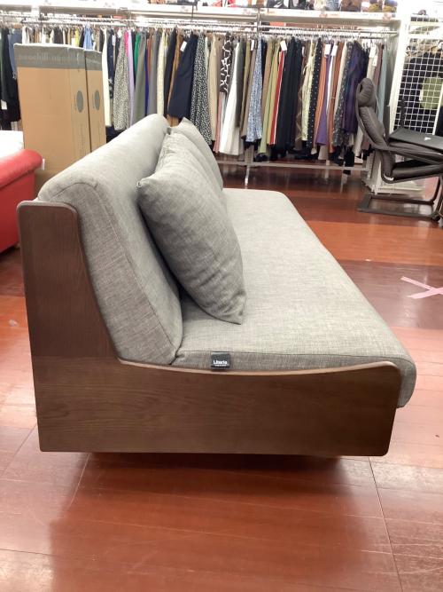 Literie ソファーベッド ブラウン×グレー ごろ寝ソファー200