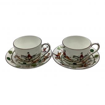 Wedgwood (ウェッジウッド) カップ&ソーサー ハンティングシーン 2Pセット