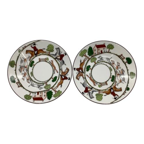 Wedgwood (ウェッジウッド) カップ&ソーサー ハンティングシーン 2Pセット