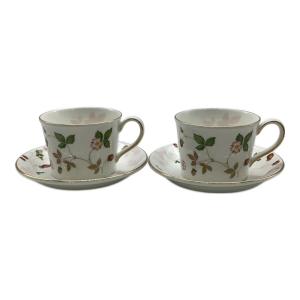 Wedgwood (ウェッジウッド) カップ&ソーサー ワイルドストロベリー 2Pセット