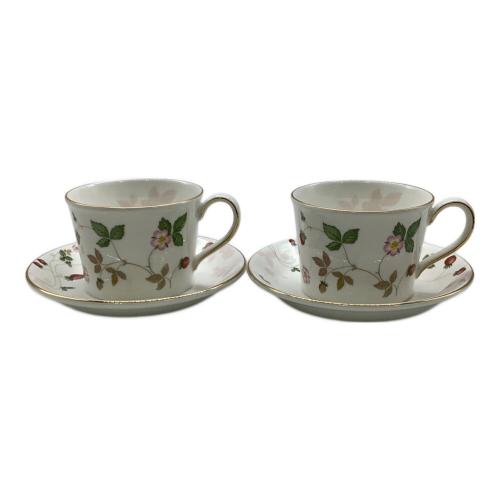 Wedgwood (ウェッジウッド) カップ&ソーサー ワイルドストロベリー 2Pセット
