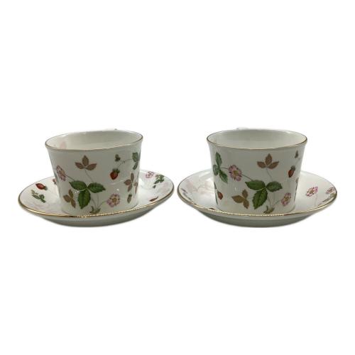 Wedgwood (ウェッジウッド) カップ&ソーサー ワイルドストロベリー 2Pセット