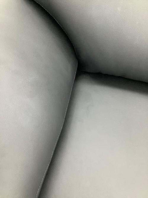 ニトリ 2人掛けソファー ブラック 233 合皮