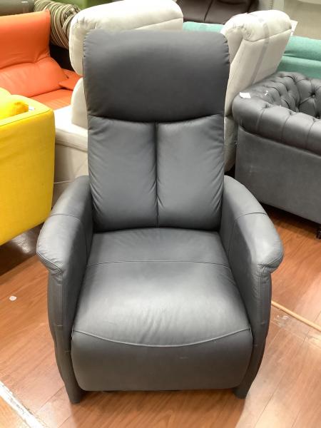 ニトリ リクライニングソファー ブラック 115 コンフェ｜トレファクONLINE