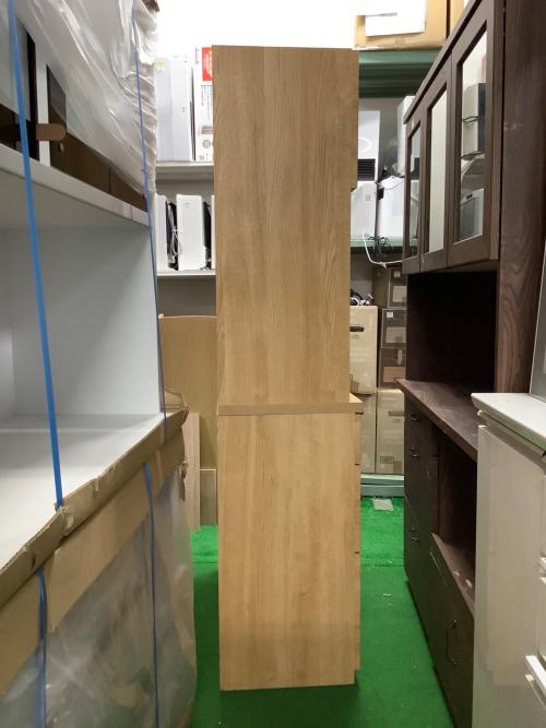 ニトリ レンジボード ナチュラル 256 3枚扉 スライド台 エトナ