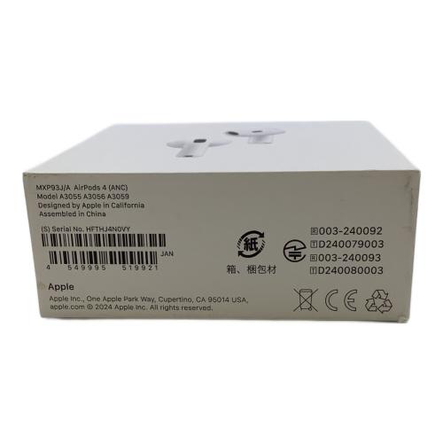 Apple (アップル) AirPods4 (ANC) MXP93J/A (A3055)