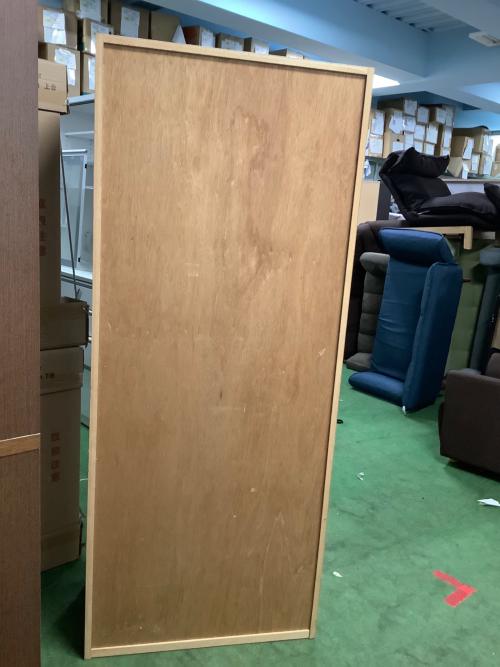 本棚 ブラウン ハイタイプ 2枚扉