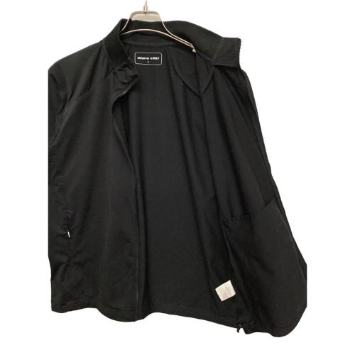 and per se (アンパシィ) ゴルフウェア(トップス) メンズ SIZE L ブラック アウター 無地 AGF1104A