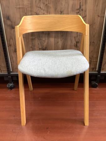 UNICO (ウニコ) ダイニングチェアー ナチュラル×グレー 188 エレムト ELEMT