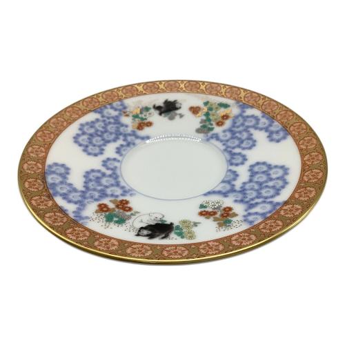 香蘭社 (コウランシャ) カップ&ソーサー 6011-HA2 染錦 唐草遊犬の図