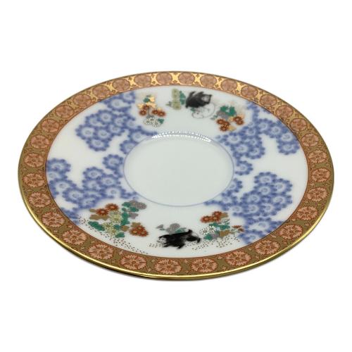 香蘭社 (コウランシャ) カップ&ソーサー 6011-HA2 染錦 唐草遊犬の図