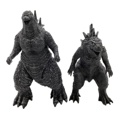 BANDAI (バンダイ) フィギュア ムービーモンスターシリーズ ゴジラ(2023)・呉爾羅(2023) マイナスカラーver.