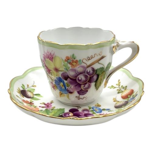 Herend (ヘレンド) デミタスカップ&ソーサー フルーツコンポジション