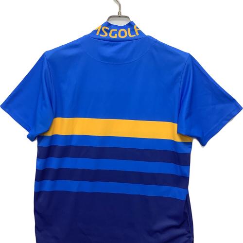 BEAMS GOLF (ビームスゴルフ) ゴルフウェア(トップス) メンズ SIZE M ブルー モックネック ボーダー 82-03-0065-444