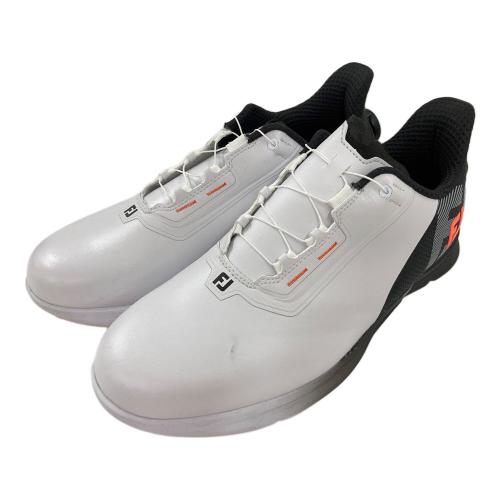 FOOT-JOY (フットジョイ) ゴルフシューズ メンズ SIZE 26cm ホワイト スパイクレス 無地 55435J