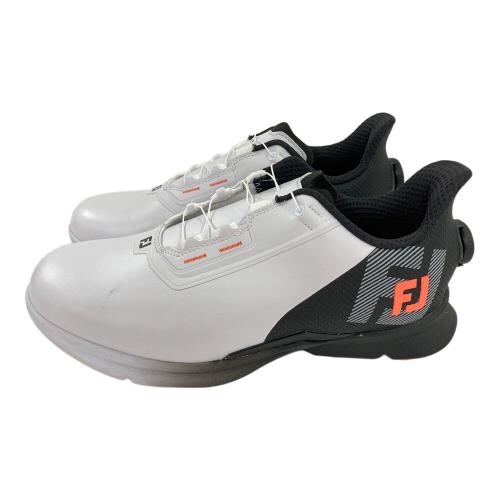 FOOT-JOY (フットジョイ) ゴルフシューズ メンズ SIZE 26cm ホワイト スパイクレス 無地 55435J
