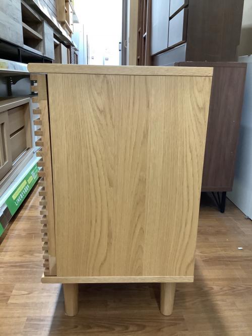 unicoナチュラルウッド キャビネット UNICO (ウニコ) キャビネット ナチュラル 216 2枚扉 引き出し付