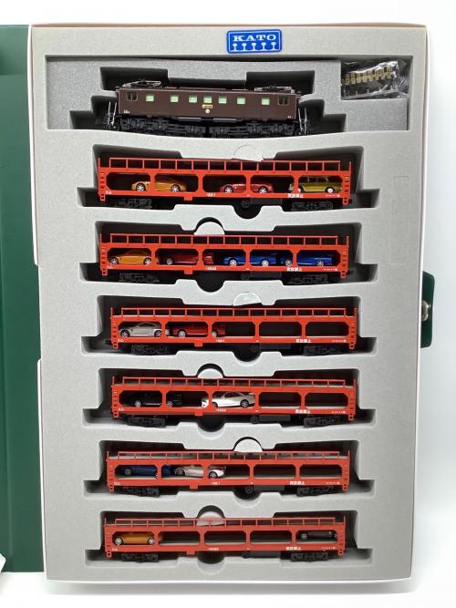 KATO (カトー) Nゲージ 車運車６両セット ク5522 ミニカー付