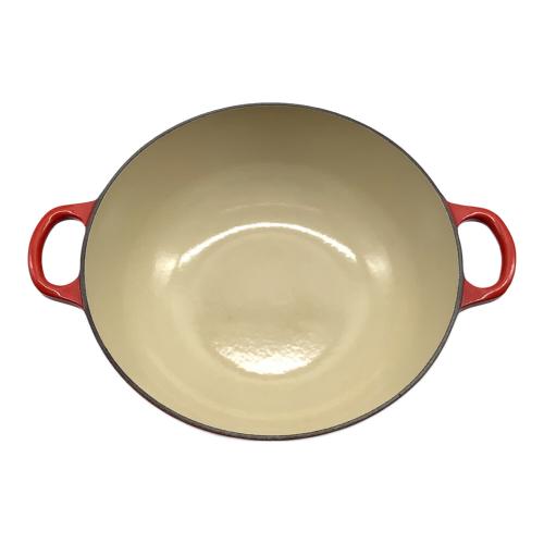 LE CREUSET (ルクルーゼ) 両手鍋 26㎝ レッド ココット・ロンド