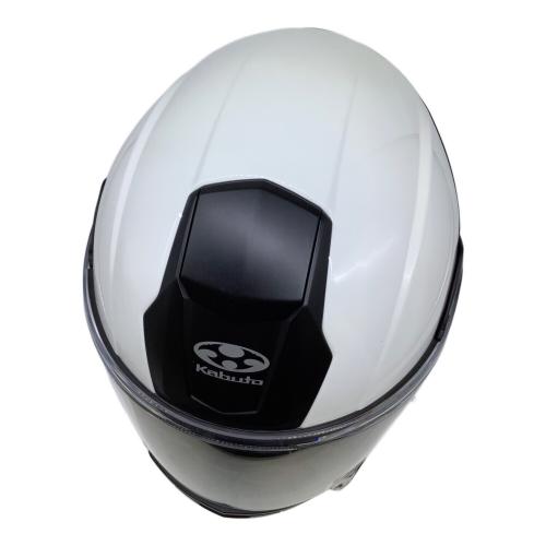 Kabuto (カブト) バイク用ヘルメット 内部ハガレ有 ホワイト×ブラック PSCマーク(バイク用ヘルメット)有