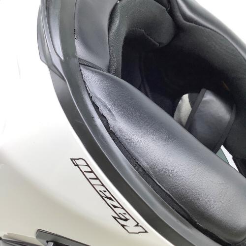 Kabuto (カブト) バイク用ヘルメット 内部ハガレ有 ホワイト×ブラック PSCマーク(バイク用ヘルメット)有