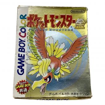 ポケットモンスター金 ゲームボーイカラー用ソフト -