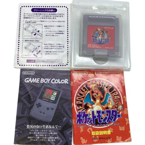 ポケットモンスター赤 ゲームボーイ用ソフト　DMG-P-APAJ