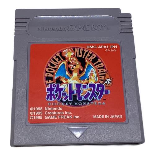 ポケットモンスター赤 ゲームボーイ用ソフト　DMG-P-APAJ