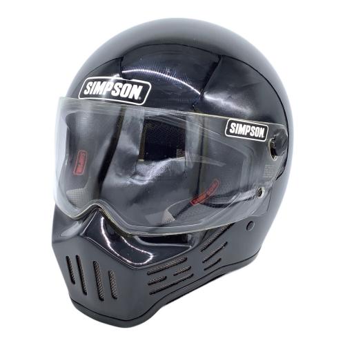 SIMPSON (シンプソン) バイク用ヘルメット 61CM ブラック  M30 PSCマーク(バイク用ヘルメット)有
