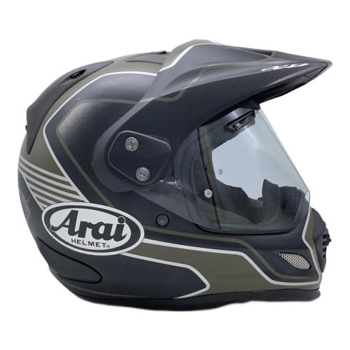 Arai (アライ) バイク用ヘルメット グリーン×ブラック TOUR CROSS 3 PSCマーク(バイク用ヘルメット)有