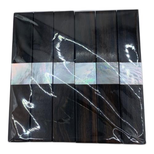 算木 黒檀 螺鈿細工