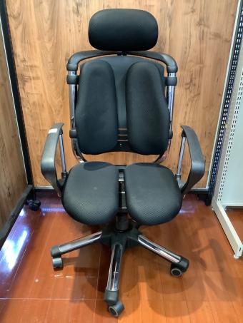 HARA  chair ワークチェアー ブラック×シルバー 231