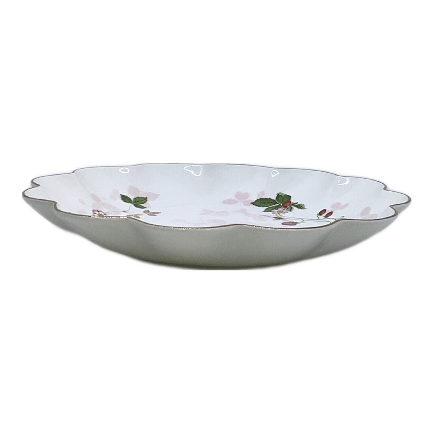 【箱付•未使用】ウェッジウッド　ワイルドストロベリー　プチトレイ5枚組 箱付•未使用】ウェッジウッド ワイルドストロベリー プチトレイ5