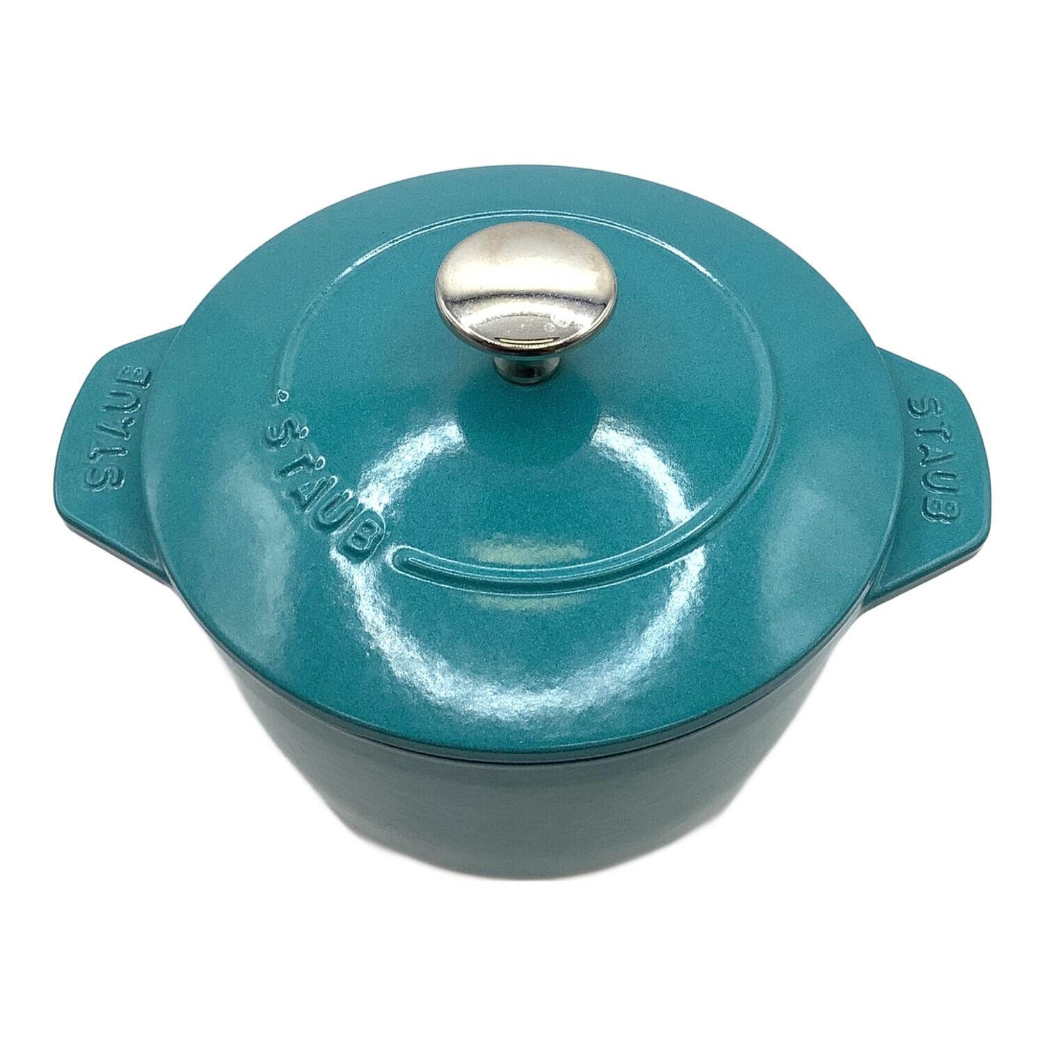 Staub (ストウブ) 両手鍋 16cm ブルー｜トレファクONLINE