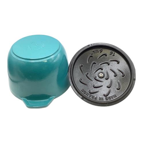 Staub (ストウブ) 両手鍋 16cm ブルー