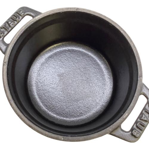 STAUB ストウブ 22cm ブラック 鋳鉄 鋳物ホーロー鍋 ココット ブラック