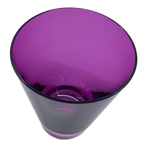 Baccarat (バカラ) ベビータンブラー パープル 底欠け有