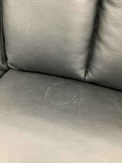 YAMADA (ヤマダオリジナル) 3人掛けリクライニングソファー ブラック 191 電動 YES140013 半革