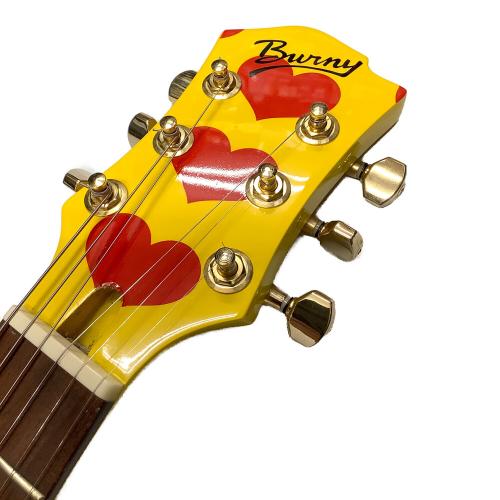FERNANDES Burny ミニエレキギター スピーカー内蔵 モッキンバード YH-JR hide Signature Model イエローハート 動作確認済み