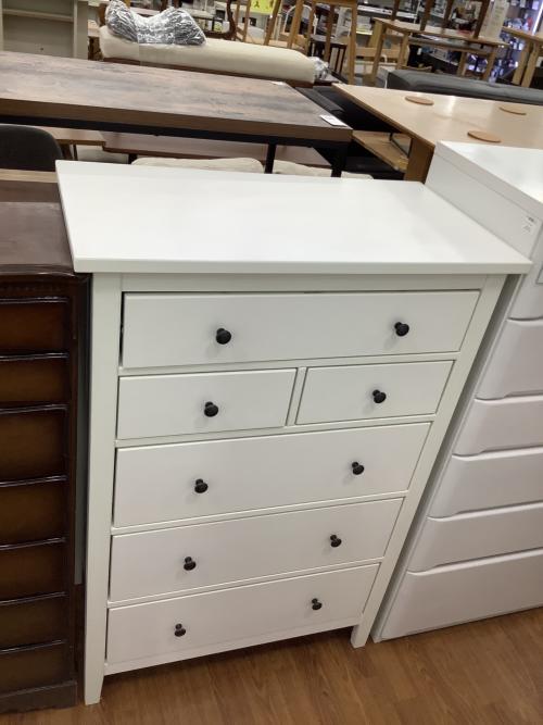 ニトリ ハイチェスト ホワイト 335 5段 カーシー